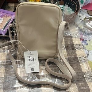 One of a Kind Handcrafted Crossbody 100% Recycled